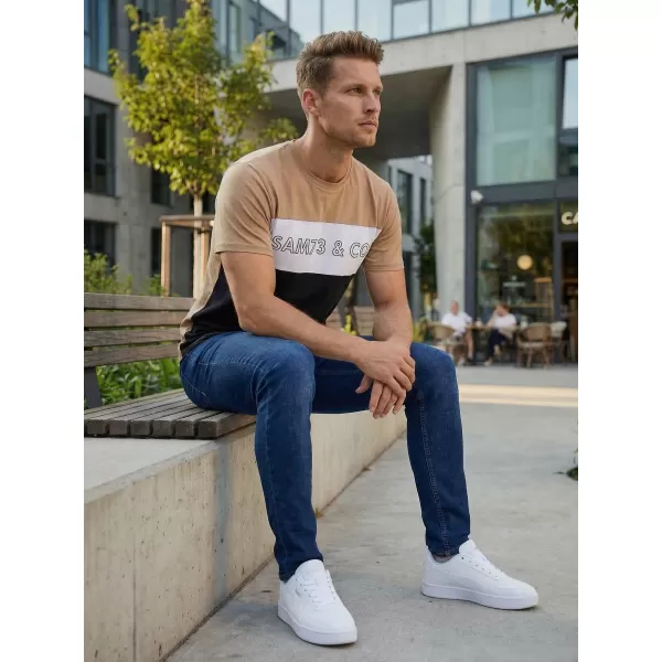  Pánské triko  SAM 73 SEAMUS MT 828 ZLATÁ 