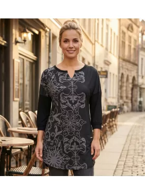 Dámské triko ALTISPORT BLANCH ČERNÁ