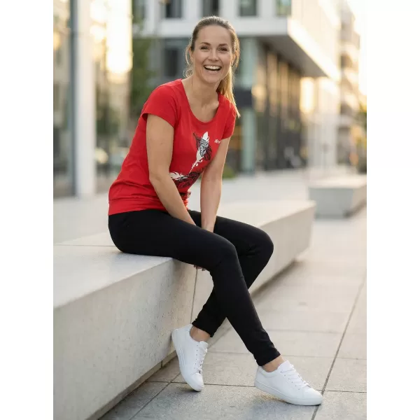  Dámské triko ALTISPORT ALW178120 ČERVENÁ 