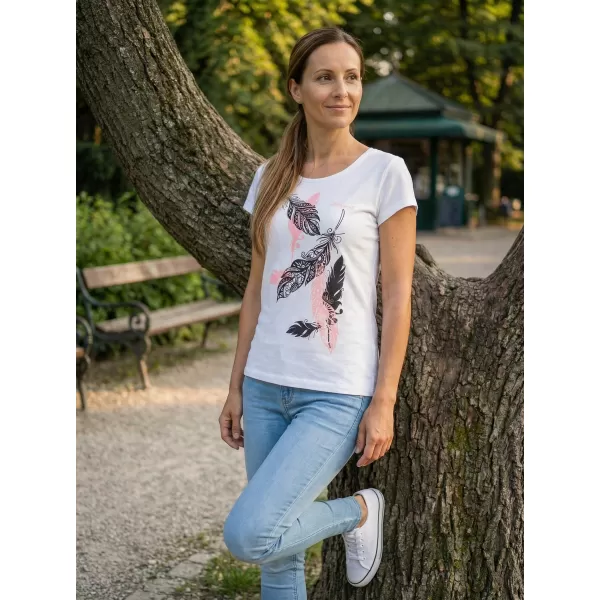  Dámské triko ALTISPORT ALW178122 BÍLÁ 
