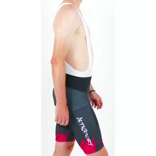  Pánské cyklošortky premium ALTISPORT SWE/ALM01S13 ČERVENÁ 