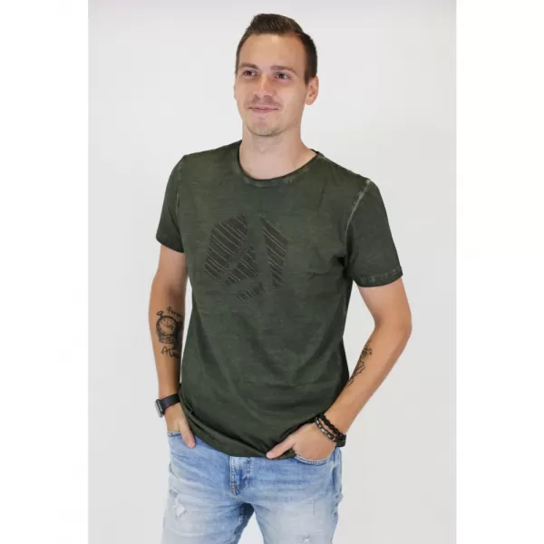  Pánské triko ALTISPORT BARCLAY KHAKI 