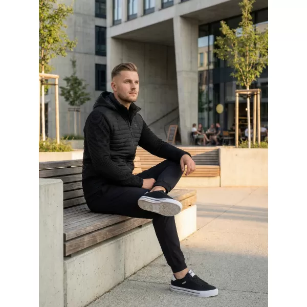  Pánská softshellová bunda KIXMI RAFAEL ČERNÁ 