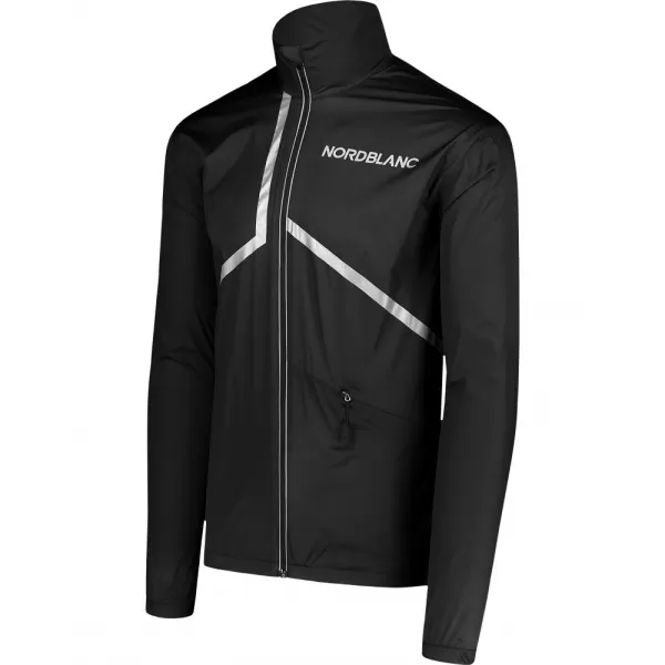  Pánská sportovní bunda NORDBLANC REFLECTIVE NBSJM7899 ČERNÁ 