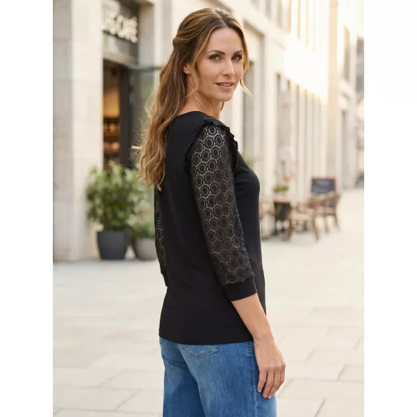  Dámské triko KIXMI REBECA ČERNÁ 