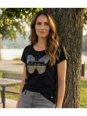 Dámské triko KIXMI ROSIE ČERNÁ