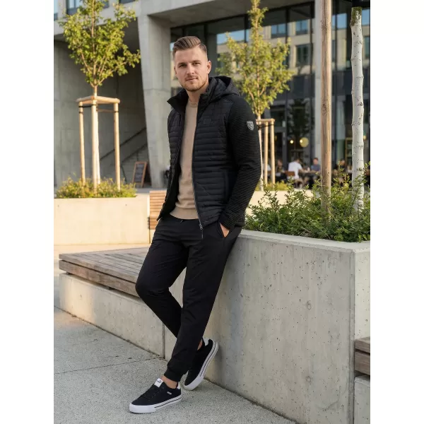 Pánská softshellová bunda KIXMI RAFAEL ČERNÁ 