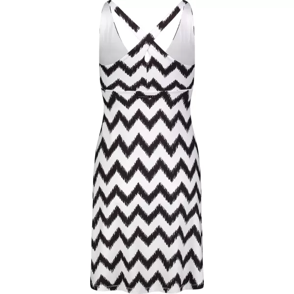  Dámské šaty NORDBLANC V-NECK NBSLD7804 ČERNÁ 