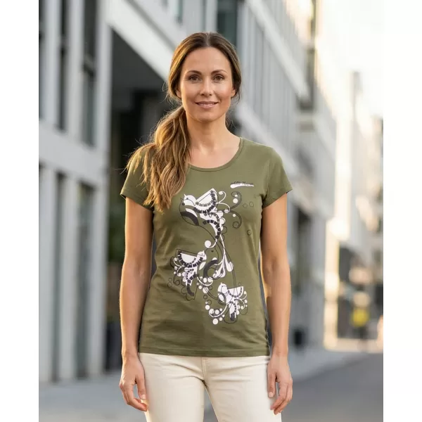  Dámské triko ALTISPORT ALW179122 KHAKI 