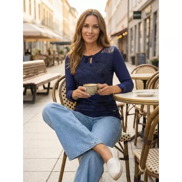  Dámské triko ALTISPORT BELINDA TMAVĚ MODRÁ 