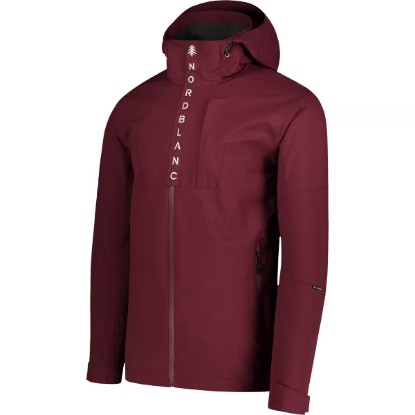 Pánská bunda NORDBLANC COMPASS NBSJM7890 VÍNOVÁ 