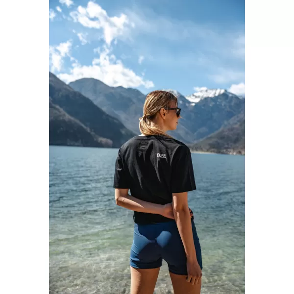  Dámský crop top NORDBLANC CROPTOP NBSLT7819 ČERNÁ 