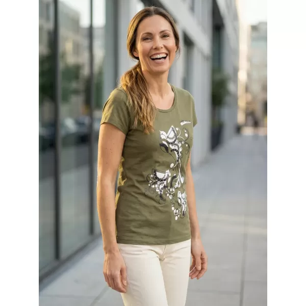  Dámské triko ALTISPORT ALW179122 KHAKI 