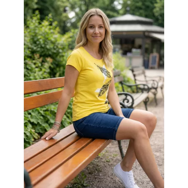  Dámské triko ALTISPORT ALW178122 CITRÓNOVÁ 