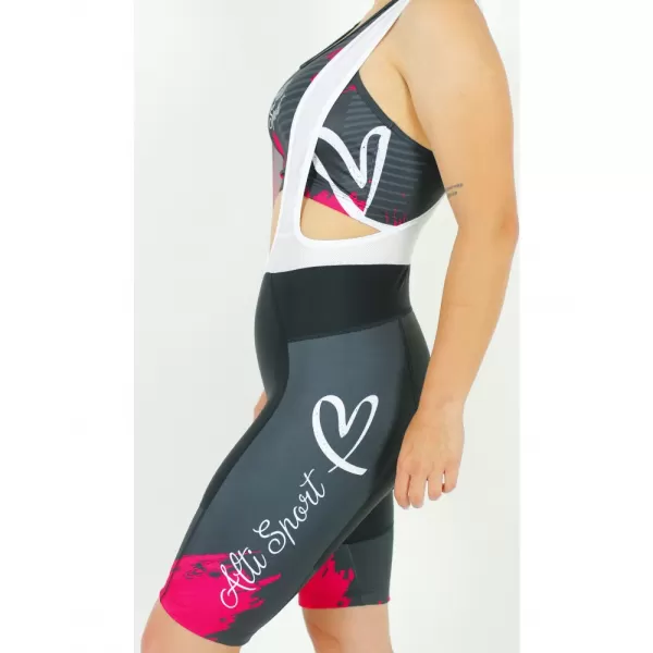  Dámské cyklošortky premium ALTISPORT SWE/ALW01S14 ČERVENÁ 