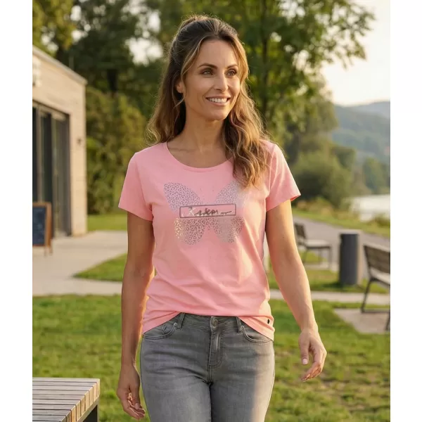  Dámské triko KIXMI ROSIE SVĚTLE RŮŽOVÁ 