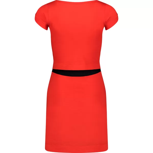  Dámské šaty NORDBLANC WAISTLINE NBSLD7805 ORANŽOVÝ INKOUST 