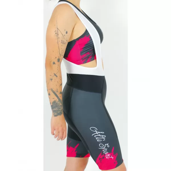  Dámské cyklošortky premium ALTISPORT SWE/ALW01S14 ČERVENÁ 