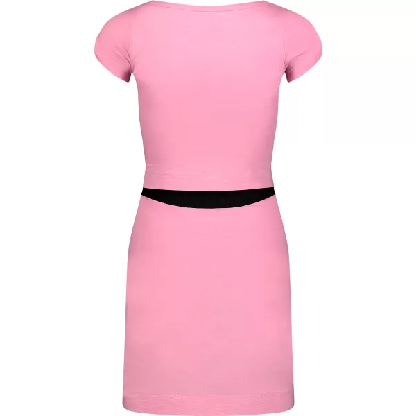  Dámské šaty NORDBLANC WAISTLINE NBSLD7805 RŮŽOVÁ 