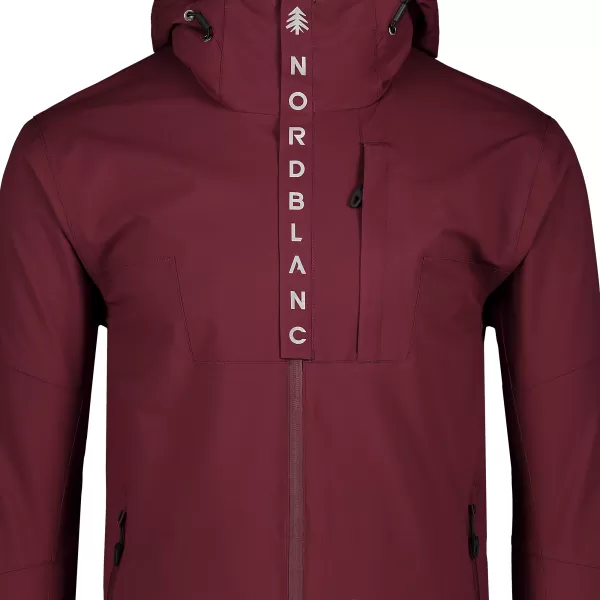  Pánská bunda NORDBLANC COMPASS NBSJM7890 VÍNOVÁ 