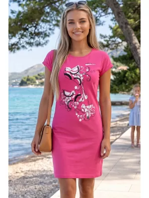 Dámské šaty ALTISPORT ALW179178 PURPUROVÁ