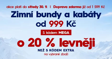Zimní bundy a kabáty od 999 Kč