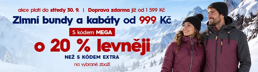Zimní bundy a kabáty od 999 Kč