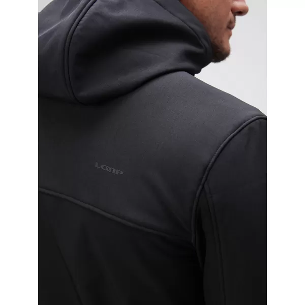  Pánská softshellová bunda LOAP LUPP XLM2303 ČERNÁ 