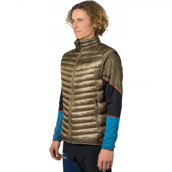  Pánská vesta HANNAH ADARE KHAKI STRIPE 