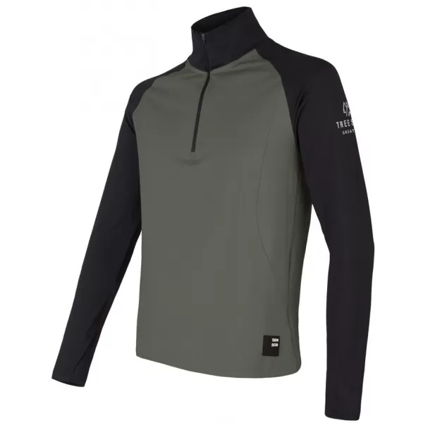  Pánské termo triko SENSOR COOLMAX THERMO OLIVE GREEN/BLACK 