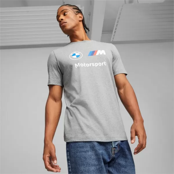  Pánské triko PUMA BMW MMS ESS LOGO TEE 621314-03 GRAY 