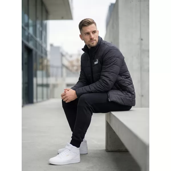  Pánská bunda PUMA ESS+ PADDED JACKET 849349-01 BLACK 