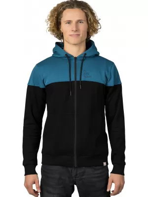 Pánská mikina HANNAH FEZCO HOODY ANTHRACITE/DARK DENIM