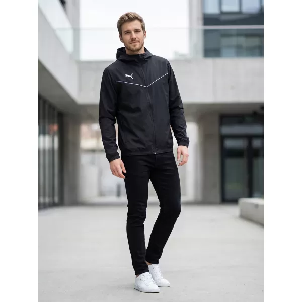  Pánská bunda PUMA TEAMRISE ALL WEATHER JACKET 657396-03 BLACK 