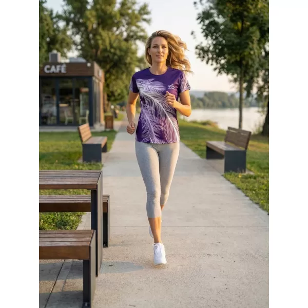  Dámské funkční triko premium ALTISPORT VOJ/ALW001TR01 FIALOVÁ 