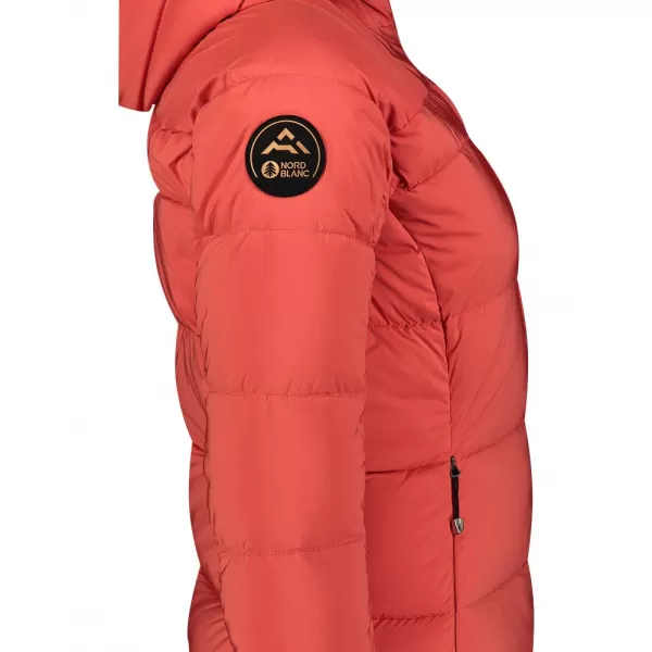  Dámská prošívaná bunda NORDBLANC CONDITIONS NBWJL7716 CIHLOVÁ/ORANŽ 