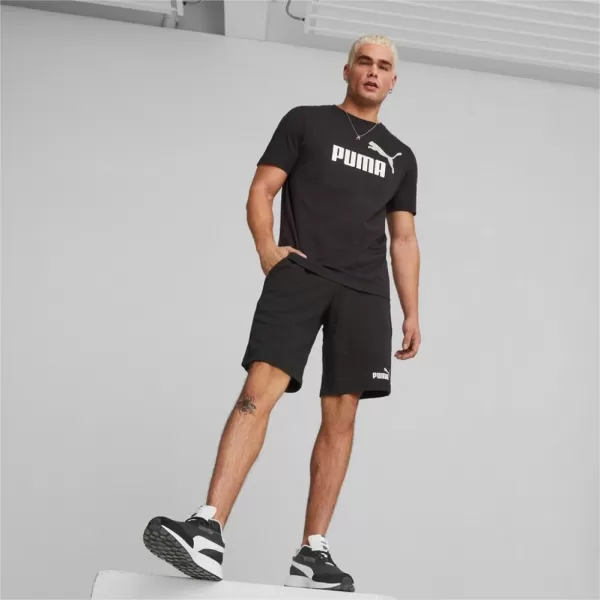  Pánské triko PUMA ESS+ 2 COL LOGO TEE 586759-61 BLACK 