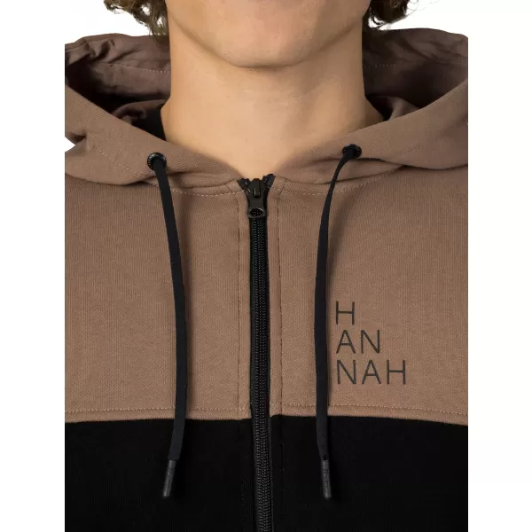 Pánská mikina HANNAH FEZCO HOODY ANTHRACITE/COCA MOCHA 