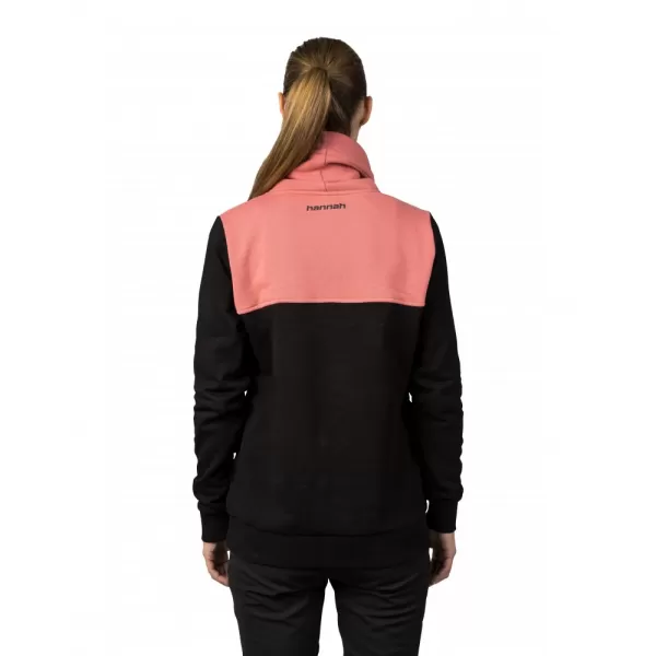  Dámská mikina HANNAH SIBELE ANTHRACITE/FADED ROSE 