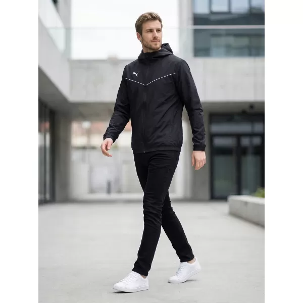  Pánská bunda PUMA TEAMRISE ALL WEATHER JACKET 657396-03 BLACK 