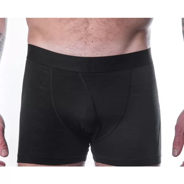  Pánské boxerky SENSOR MERINO AIR ČERNÁ 