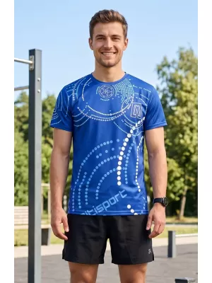 Pánské triko premium ALTISPORT VOJ/ALM003TR01 KRÁLOVSKÁ MODRÁ