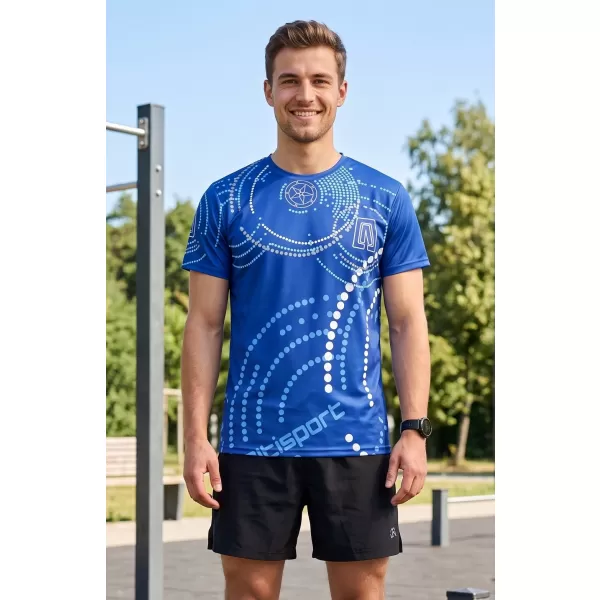  Pánské triko premium ALTISPORT VOJ/ALM003TR01 KRÁLOVSKÁ MODRÁ 
