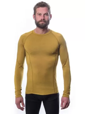 Pánské termo triko SENSOR MERINO AIR MUSTARD