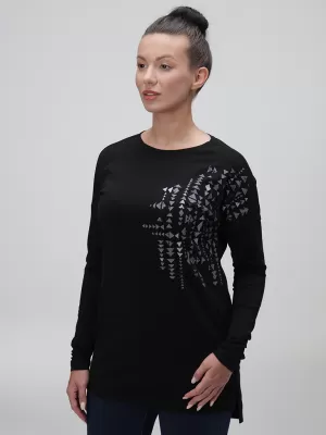 Dámské triko LOAP ABVERA CLW23153 ČERNÁ