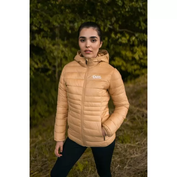  Dámská prošívaná bunda NORDBLANC SPARKLE NBWJL7947 BÉŽOVÁ 