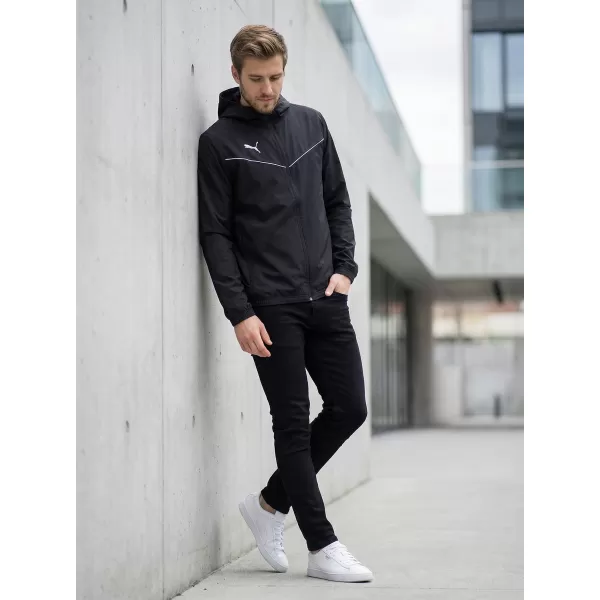  Pánská bunda PUMA TEAMRISE ALL WEATHER JACKET 657396-03 BLACK 