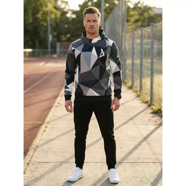  Pánská mikina premium ALTISPORT VOJ/ALM007MI01 ŠEDÁ 