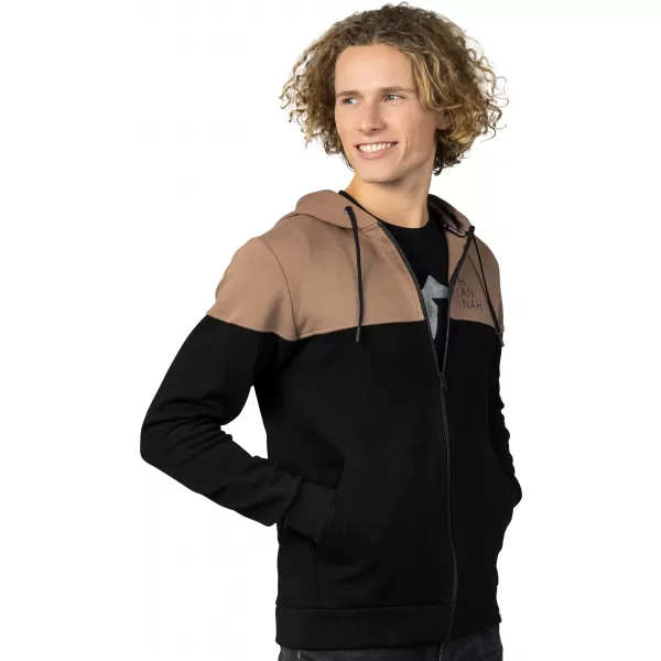  Pánská mikina HANNAH FEZCO HOODY ANTHRACITE/COCA MOCHA 