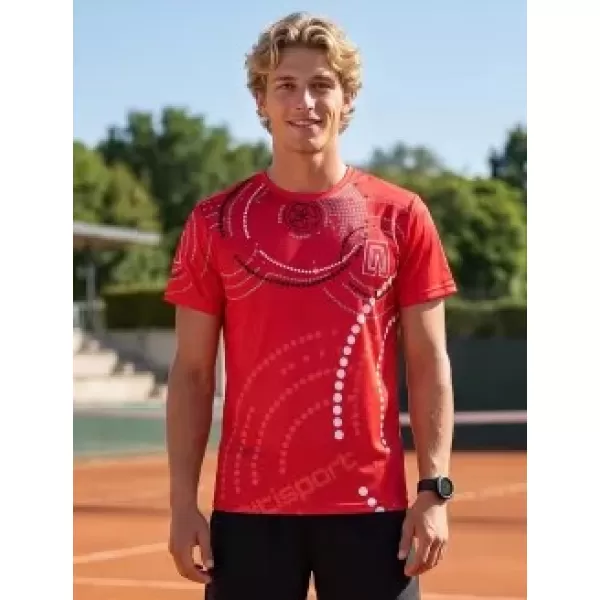  Pánské triko premium ALTISPORT VOJ/ALM003TR01 ČERVENÁ 